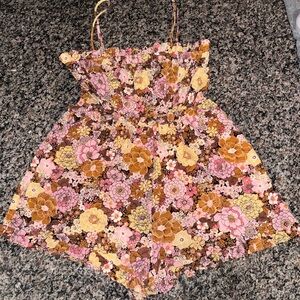 Forever 21 Floral Romper Size Large